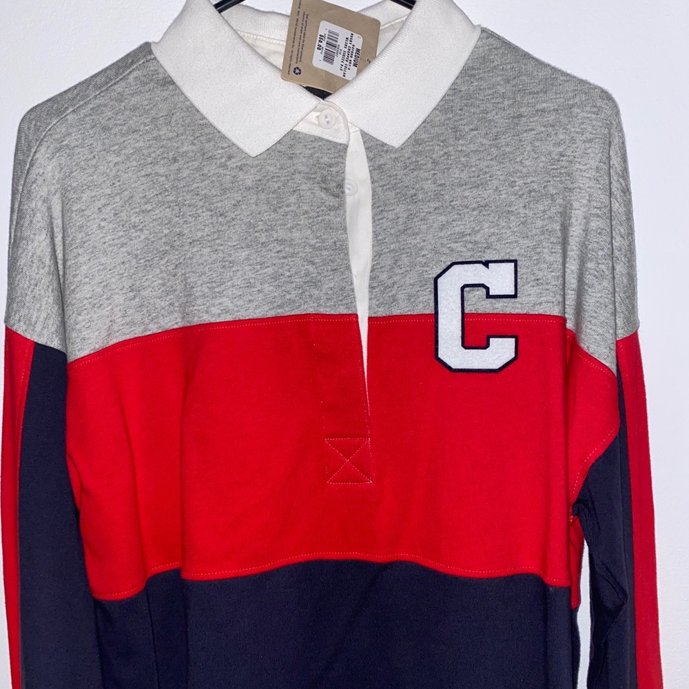 CHAMPION
Rugby Cropped Collared Tee